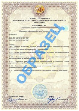 Приложение 1 Новомичуринск Сертификат ГОСТ РВ 0015-002